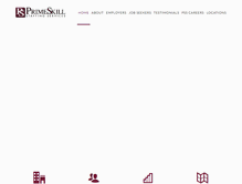 Tablet Screenshot of primeskillstaffing.com